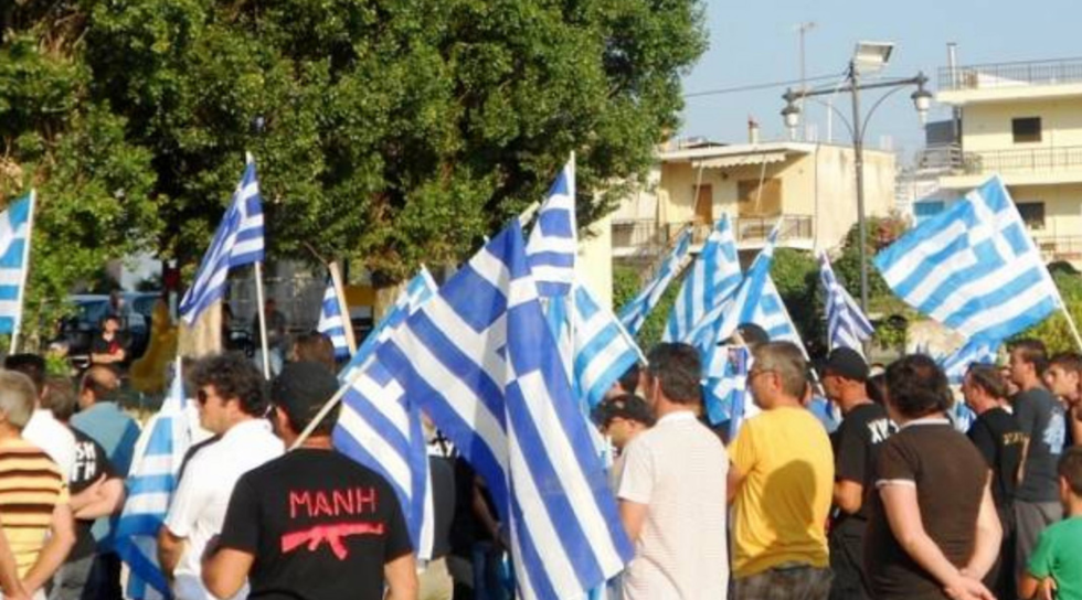 Συγκέντρωση της Χρυσής Αυγής στη Σκάλα Λακωνίας